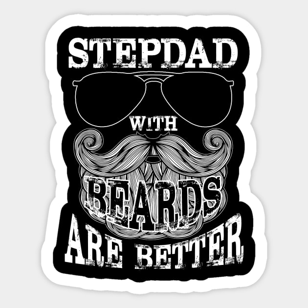 Stepdad With Beards Are Better Awesome Sticker by Simpsonfft